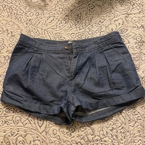 Dark, airy shorts